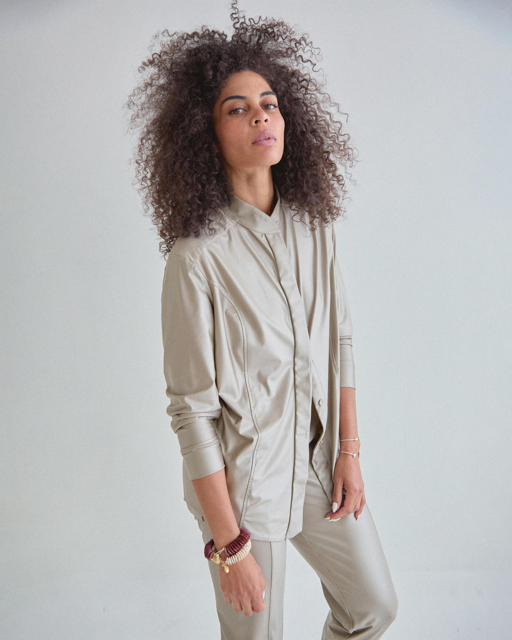 Camisa Tech Fresh Champaña LUCIDO