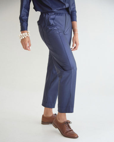 Pantalón Tech Azul Oscuro RELUCIDO