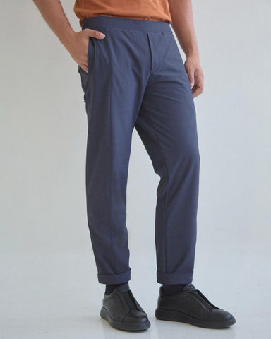 Pantalón Tech Clásico Azul Índigo Textura MAGO