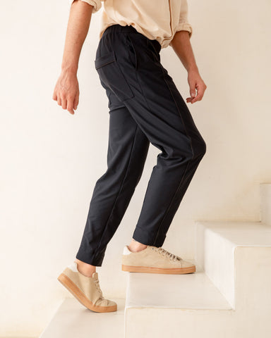 Pantalón Tech Formal Transpirable Negro DINÁMICO