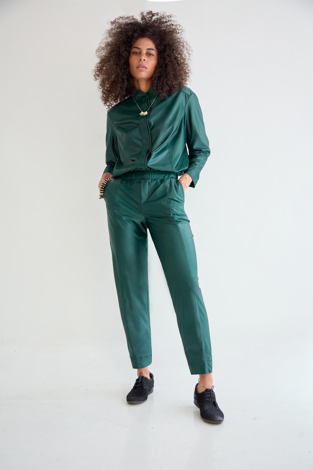 Pantalón Tech Fresh Verde Esmeralda RELÚCIDO
