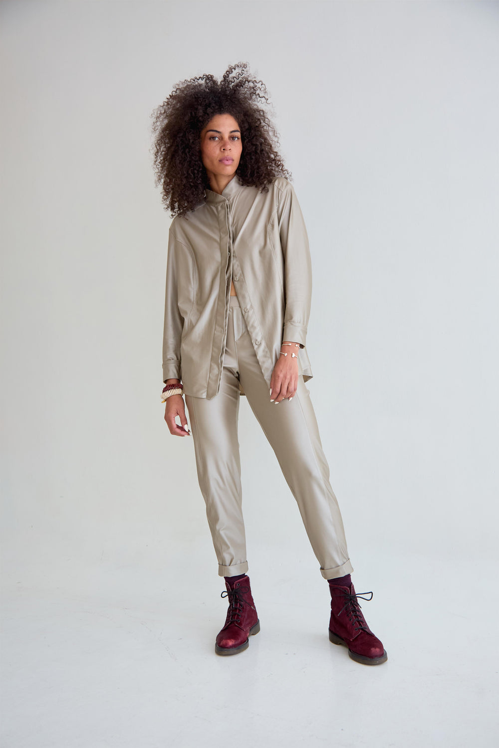 Pantalón Tech Fresh Champaña LUCIDO