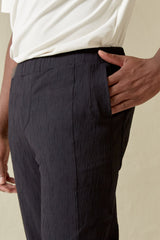 Pantalón Tech Formal Negro Textura SAMURAI