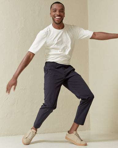 Pantalón Negro Peso Pluma Para Hombre VERANIEGO